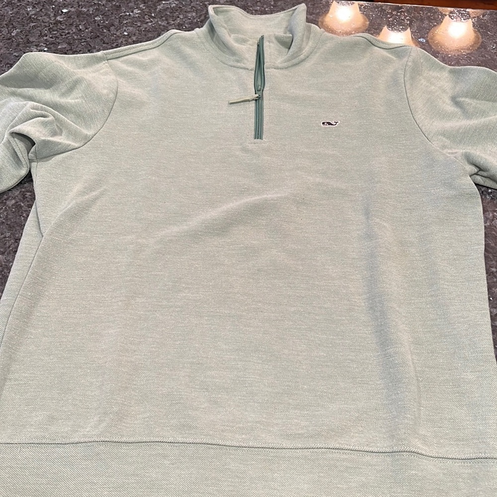 Men’s Vineyard Vines green 3/4 zip